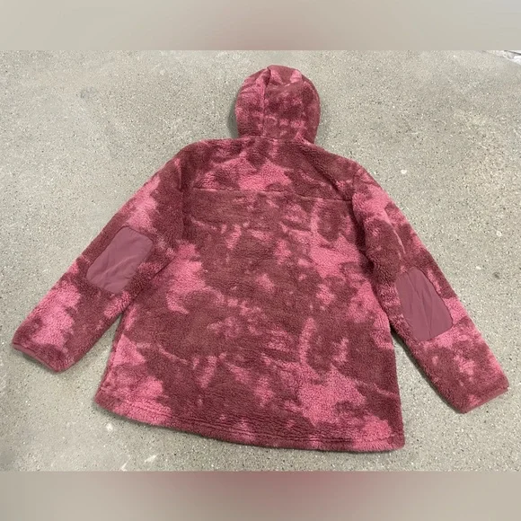 The North Face Printed Campshire Pullover Pink Camo Fleece Hoodie 2.0 size XL - Picture 10 of 12